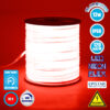 GloboStar® 70593 TUBE 360° Degree Neon Flex Epistar LED SMD 2835 1m 12W/m 120LED/m 1212lm/m 360° DC 230V Αδιάβροχη IP68 Κόκκινο Dimmable