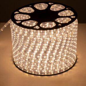 GloboStar® 70601 Φωτοσωλήνας LED DIODE 1m 3.9W/m 36LED/m 176lm/m 360° DC 230V Αδιάβροχος IP68 Φυσικό Λευκό 4500K Dimmable