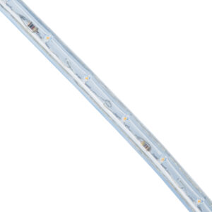 GloboStar® 70603 Φωτοσωλήνας LED DIODE 1m 3.9W/m 36LED/m 137lm/m 360° DC 230V Αδιάβροχος IP68 Ultra Θερμό Λευκό 2200K Dimmable