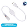 GloboStar® 70612 Μεταλλάκτης Τροφοδοσίας AC/DC 230V Αδιάβροχος IP68 για OVALE 120° Degree Neon Flex LED DC 230V 2 Pin Max 1500W – Έως 100 Μέτρα
