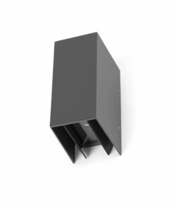 Faro Barcelona BLIND Επιτοίχιο Φωτιστικό Εξωτερικού Χώρου ,IP65, Σκούρου Γκρι Χρώματος, LED 3000K- 70634