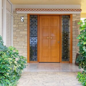 Επιτοίχιο Φωτιστικό Κήπου E27 IP54 Αλουμίνιο – Γυαλί Μαύρο Ματ V-TAC – 7064