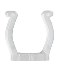 GloboStar® 70643 Πλαστική PVC Βάση Στήριξης για Όλες τις Πολύχρωμες RGB TUBE Neonflex 360° DC 24V & DC 230V IP68 – Μ2.5 x Π1.1 x Υ2.5cm