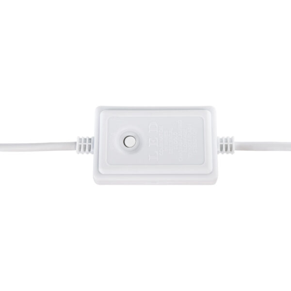GloboStar® 70648 Controller Αδιάβροχος IP44 AC/DC 230V για έως 100 μέτρα Πολύχρωμου RGB Φωτοσωλήνα LED 8 Προγραμμάτων