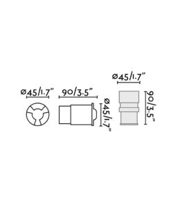 Faro Barcelona KANE 3 Χωνευτό Αδιάβροχο Σποτ Δαπέδου-Τοίχου LED 3000K IP67 – 70662