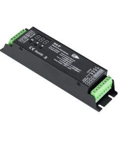 GloboStar® 70669 D4-P SKYDANCE DC DMX & RDM Dimmer High Speed Controller / Decoder 4 Καναλιών DC 12-48V 4 x 8A 384W – Max 32.5A 1152W – IP20 Μ17.5 x Π4.5 x Υ2.8cm – 5 Years Warranty