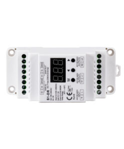 GloboStar® 70670 S1-DR SKYDANCE AC Triac DMX Dimmer Din Rail Ράγας 2 Καναλιών AC 100-240V 2 x 1.5A 360W – Max 3A 720W – IP20 DMX512 Μ11.5 x Π5 x Υ6.5cm – 5 Years Warranty