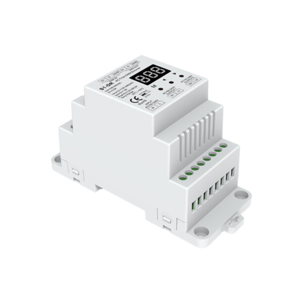 GloboStar® 70670 S1-DR SKYDANCE AC Triac DMX Dimmer Din Rail Ράγας 2 Καναλιών AC 100-240V 2 x 1.5A 360W – Max 3A 720W – IP20 DMX512 Μ11.5 x Π5 x Υ6.5cm – 5 Years Warranty