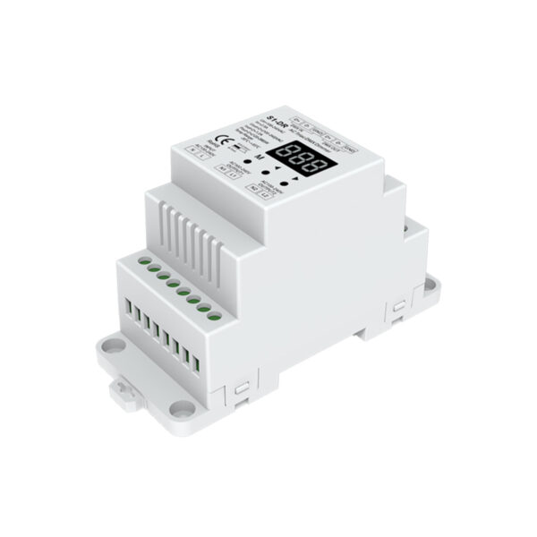 GloboStar® 70670 S1-DR SKYDANCE AC Triac DMX Dimmer Din Rail Ράγας 2 Καναλιών AC 100-240V 2 x 1.5A 360W – Max 3A 720W – IP20 DMX512 Μ11.5 x Π5 x Υ6.5cm – 5 Years Warranty