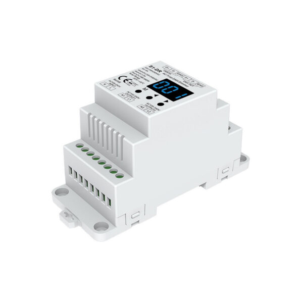 GloboStar® 70670 S1-DR SKYDANCE AC Triac DMX Dimmer Din Rail Ράγας 2 Καναλιών AC 100-240V 2 x 1.5A 360W – Max 3A 720W – IP20 DMX512 Μ11.5 x Π5 x Υ6.5cm – 5 Years Warranty
