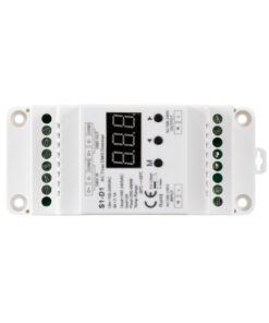 GloboStar® 70672 S1-D1 SKYDANCE AC Triac DMX Dimmer Din Rail Ράγας 1 Καναλιού AC 100-240V 1 x 2A 480W – Max 2A 480W – IP20 DMX512 Μ11.5 x Π5 x Υ6.5cm – 5 Years Warranty