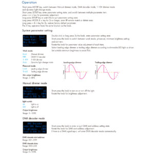 GloboStar® 70674 SK1 SKYDANCE AC Triac DMX Dimmer Din Rail Ράγας 1 Καναλιού AC 100-240V 1 x 6A 1440W – Max 6A 1440W – IP20 DMX512 Μ16.8 x Π9.3 x Υ8cm – 5 Years Warranty