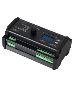 GloboStar® 70674 SK1 SKYDANCE AC Triac DMX Dimmer Din Rail Ράγας 1 Καναλιού AC 100-240V 1 x 6A 1440W – Max 6A 1440W – IP20 DMX512 Μ16.8 x Π9.3 x Υ8cm – 5 Years Warranty