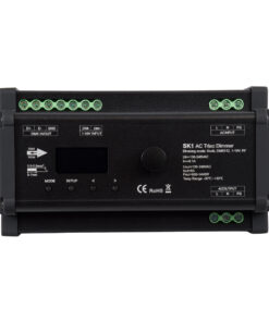 GloboStar® 70674 SK1 SKYDANCE AC Triac DMX Dimmer Din Rail Ράγας 1 Καναλιού AC 100-240V 1 x 6A 1440W – Max 6A 1440W – IP20 DMX512 Μ16.8 x Π9.3 x Υ8cm – 5 Years Warranty