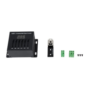 GloboStar® 70675 AJ6 SKYDANCE DMX 6 Channel Fader Console – Κονσόλα Φωτισμού 6 Καναλιών DMX DC 5-12V ή 3 x AAA Μπαταρίες – IP20 Μ10 x Π7 x Υ4cm – 5 Years Warranty