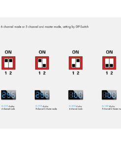 GloboStar® 70675 AJ6 SKYDANCE DMX 6 Channel Fader Console – Κονσόλα Φωτισμού 6 Καναλιών DMX DC 5-12V ή 3 x AAA Μπαταρίες – IP20 Μ10 x Π7 x Υ4cm – 5 Years Warranty