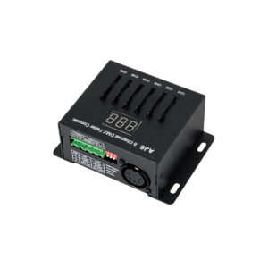 GloboStar® 70675 AJ6 SKYDANCE DMX 6 Channel Fader Console – Κονσόλα Φωτισμού 6 Καναλιών DMX DC 5-12V ή 3 x AAA Μπαταρίες – IP20 Μ10 x Π7 x Υ4cm – 5 Years Warranty