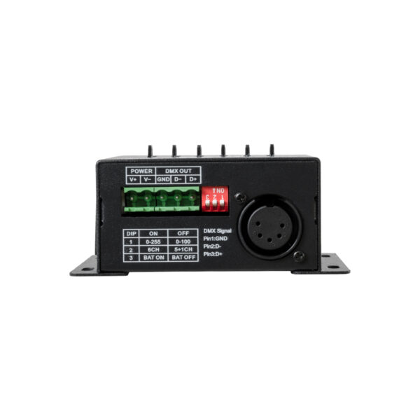 GloboStar® 70675 AJ6 SKYDANCE DMX 6 Channel Fader Console – Κονσόλα Φωτισμού 6 Καναλιών DMX DC 5-12V ή 3 x AAA Μπαταρίες – IP20 Μ10 x Π7 x Υ4cm – 5 Years Warranty