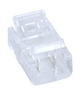 GloboStar® 70683 Ενωτικός Σύνδεσμος για Μονόχρωμη Ταινία LED 8mm 2 PIN σε Μονόχρωμη Ταινία LED 8mm 2 PIN Μ1.7 x Π1.1 x Υ0.7cm Διάφανο