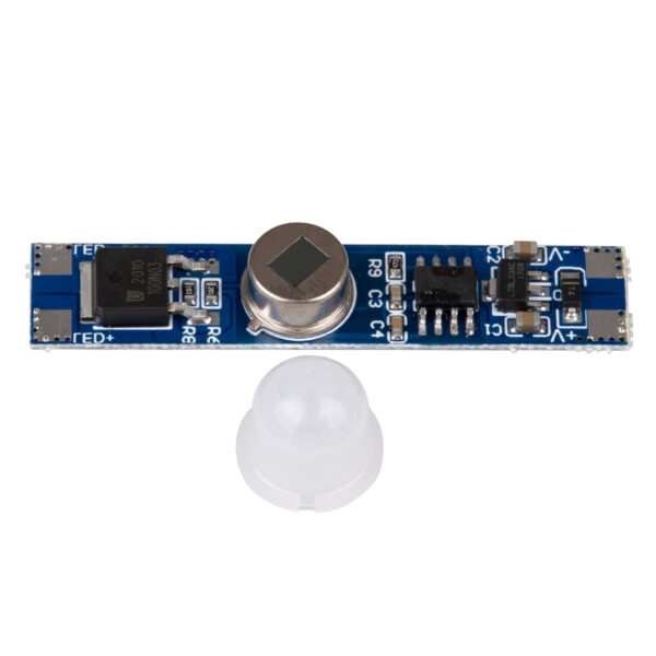 GloboStar® SENSOR-PROFILE 70697 Mini PIR Ανιχνευτής-Αισθητήρας Κίνησης Modular για Προφίλ Αλουμινίου – DC 5-24V 1 x 6A 144W – Max 6A 144W – IP20 – Γωνία Ανίχνευσης 180° & Απόσταση Ανίχνευσης 3 Μέτρα με 30 Sec Χρόνο Αναμονής –  Μ4.9 x Π1 x Υ1.2cm – 2 Χρόνια Εγγύηση