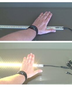 GloboStar® 70698 Mini Αισθητήρας Modular για Προφίλ Αλουμινίου με Hand Sweep – Door Switch Sensor 3m DC 5-24V Max 192W