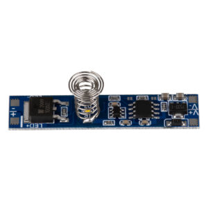 GloboStar® SENSOR-PROFILE 70699 Mini Αισθητήρας-Διακόπτης Αφής Modular για Προφίλ Αλουμινίου – DC 5-24V 1 x 8A 192W – Max 8A 192W – IP20 – Μ4.7 x Π1 x Υ1cm – 2 Χρόνια Εγγύηση