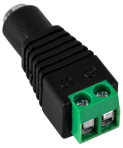 GloboStar® 70703 Βύσμα Τροφοδοσίας DC Θηλυκό – Female Jack Connector σε Κλέμα 5.5 x 2.1mm