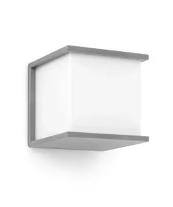 Faro Barcelona Φωτιστικό Τοίχου Kubick Σκούρο Γκρι 1 X E27- 70715