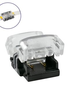 GloboStar® 70717 Ταχυσύνδεσμος Ένωσης IP20 – Strip To Strip Connector για Ένωση 2 x Μονόχρωμες Ταινίες LED Πλάτους 10mm