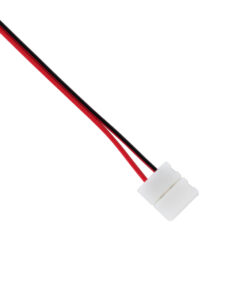 GloboStar® 70729 Μονός Connector Ατερμάτιστος με 15cm Καλώδιο για Όλες τις Μονόχρωμες Ταινίες LED 10mm