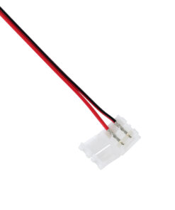 GloboStar® 70729 Μονός Connector Ατερμάτιστος με 15cm Καλώδιο για Όλες τις Μονόχρωμες Ταινίες LED 10mm