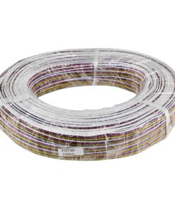 GloboStar® 70738 Εύκαμπτο Πλακέ Καλώδιο 1m RGB+CCT 6 x 0.25mm²