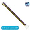 GloboStar® 70744 Καλώδιο Σύνδεσης Connector RGB+CCT με 15cm Καλώδιο 6 PIN