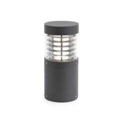 Faro Barcelona Φωτιστικό Κολωνάκι Κήπου GIZA LED 12W 3000K IP54 Σκούρου Γκρι Χρώματος – 70767