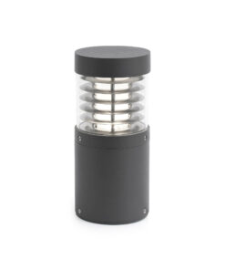 Faro Barcelona Φωτιστικό Κολωνάκι Κήπου GIZA LED 12W 3000K IP54 Σκούρου Γκρι Χρώματος – 70767