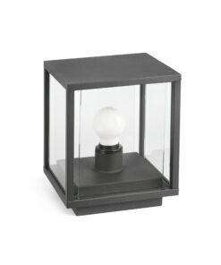 Φωτιστικό Κολωνάκι NALA Σκούρο Γκρι 1xE27 IP54 FARO – 70772