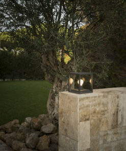 Φωτιστικό Κολωνάκι NALA Σκούρο Γκρι 1xE27 IP54 FARO – 70772