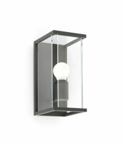 Φωτιστικό Τοίχου NALA Σκούρο Γκρι E27 IP54 FARO – 70773