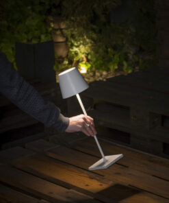 Φορητό Επαναφορτιζόμενο Πορτατιφ TOC Λευκό LED 2W 3000K Dimmable IP54 FARO – 70775