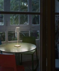 Φορητό Επαναφορτιζόμενο Πορτατιφ TOC Λευκό LED 2W 3000K Dimmable IP54 FARO – 70775