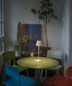 Φορητό Επαναφορτιζόμενο Πορτατιφ TOC Λευκό LED 2W 3000K Dimmable IP54 FARO – 70775