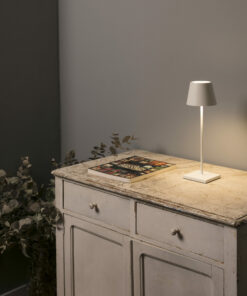 Φορητό Επαναφορτιζόμενο Πορτατιφ TOC Λευκό LED 2W 3000K Dimmable IP54 FARO – 70775