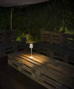 Φορητό Επαναφορτιζόμενο Πορτατιφ TOC Λευκό LED 2W 3000K Dimmable IP54 FARO – 70775