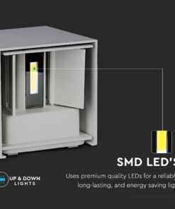 Κύβος φωτιστικό με SMD LED για αξιόπιστο, ανθεκτικό και ενεργειακά αποδοτικό φωτισμό.