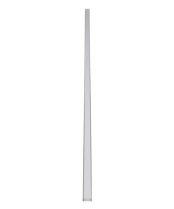 GloboStar® SURFACE-PROFILE 70809-2M Προφίλ Αλουμινίου – Βάση & Ψύκτρα Ταινίας LED με Λευκό Γαλακτερό Κάλυμμα – Επιφανειακή Χρήση – Πατητό Κάλυμμα – Ασημί – 2 Μέτρα – Πακέτο 5 Τεμαχίων – Μ200 x Π2.4 x Υ1.1cm