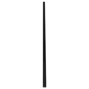 GloboStar® SURFACE-PROFILE 70810-1M Προφίλ Αλουμινίου – Βάση & Ψύκτρα Ταινίας LED με Μαύρο Φιμέ Κάλυμμα – Επιφανειακή Χρήση – Πατητό Κάλυμμα – Μαύρο – 1 Μέτρο – Μ100 x Π2.4 x Υ1.1cm