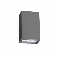 Faro Barcelona LING, Επιτοίχιο Φωτιστικό, Γκρι Χρώματος, IP54, 2 LED 6W 4000K – 70812