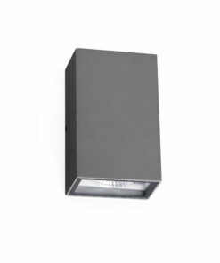 Faro Barcelona LING, Επιτοίχιο Φωτιστικό, Γκρι Χρώματος, IP54, 2 LED 6W 4000K – 70812