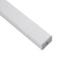 GloboStar® SURFACE-PROFILE 70824-1M Προφίλ Αλουμινίου – Βάση & Ψύκτρα Ταινίας LED με Λευκό Γαλακτερό Κάλυμμα – Επιφανειακή Χρήση – Πατητό Κάλυμμα – Ασημί – 1 Μέτρο – Μ100 x Π3 x Υ2cm