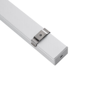 GloboStar® SURFACE-PROFILE 70824-1M Προφίλ Αλουμινίου – Βάση & Ψύκτρα Ταινίας LED με Λευκό Γαλακτερό Κάλυμμα – Επιφανειακή Χρήση – Πατητό Κάλυμμα – Ασημί – 1 Μέτρο – Μ100 x Π3 x Υ2cm